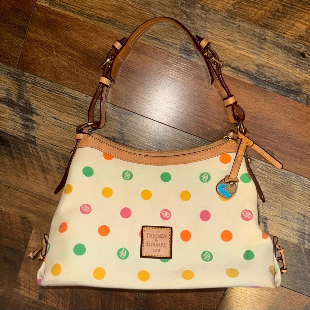Dooney & Bourke Multicolor Polka Dot Shoulder Bag